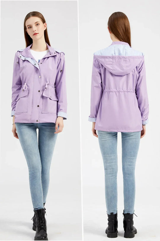 EBMode | Vielseitige Windbreaker-Jacke Mit Kapuze