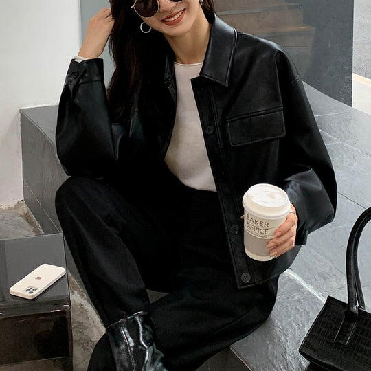 EB | Lederjacke mit Edlem Schnitt