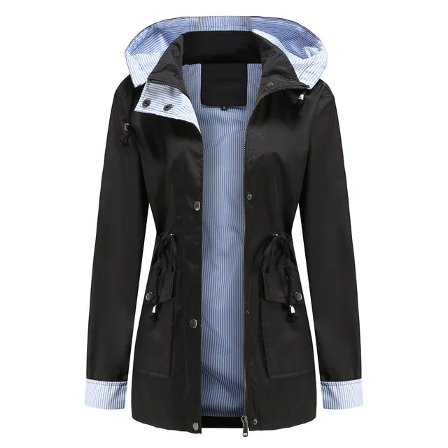 EBMode | Vielseitige Windbreaker-Jacke Mit Kapuze