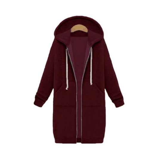EB | Schicke lange Sweatshirtjacke