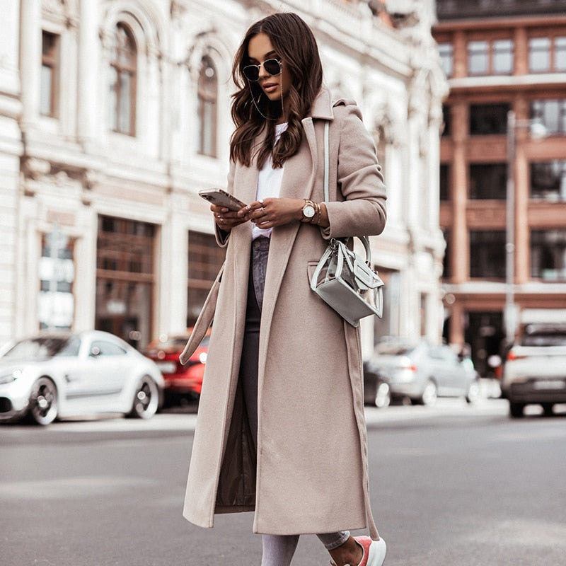 EB | Lange Wolljacke für Damen
