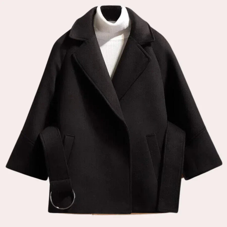 EB | Stylische Jacke mit Modischem Gürtel für Damen