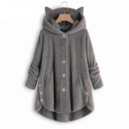 EB | Plüsch Gefütterte Katzenjacke