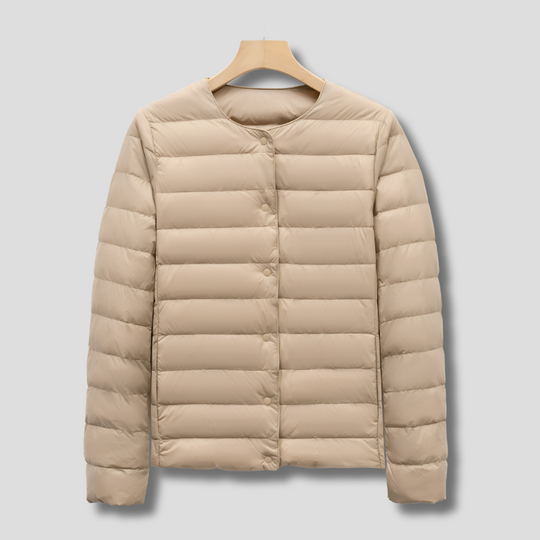 EB | Tragbare Wattierte Jacke Ohne Kragen für Frühling und Winter