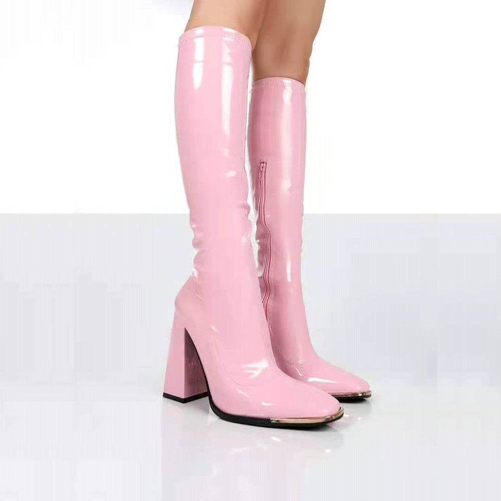 EB Lackstiefel mit Absatz