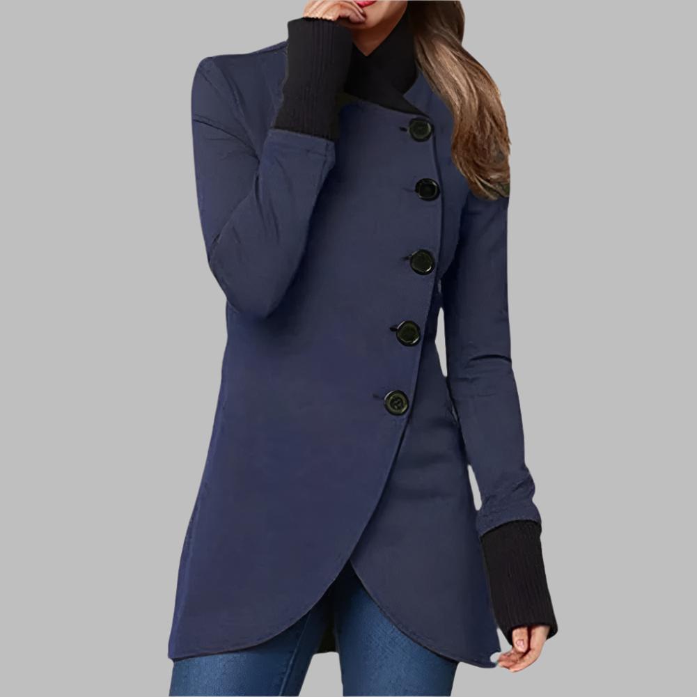 EB | Stilvolle Taillierte Jacke mit Hohem Kragen