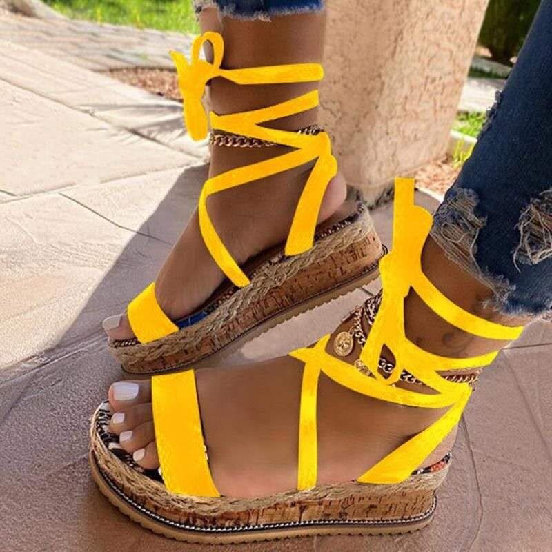 Strap Cross Frauen Sandalen EB