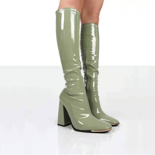 EB Lackstiefel mit Absatz