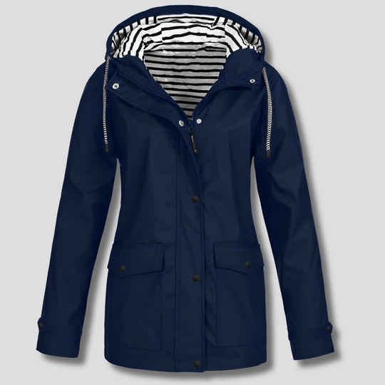 EB | Wasserdichte und Winddichte Kapuzenjacke für Damen