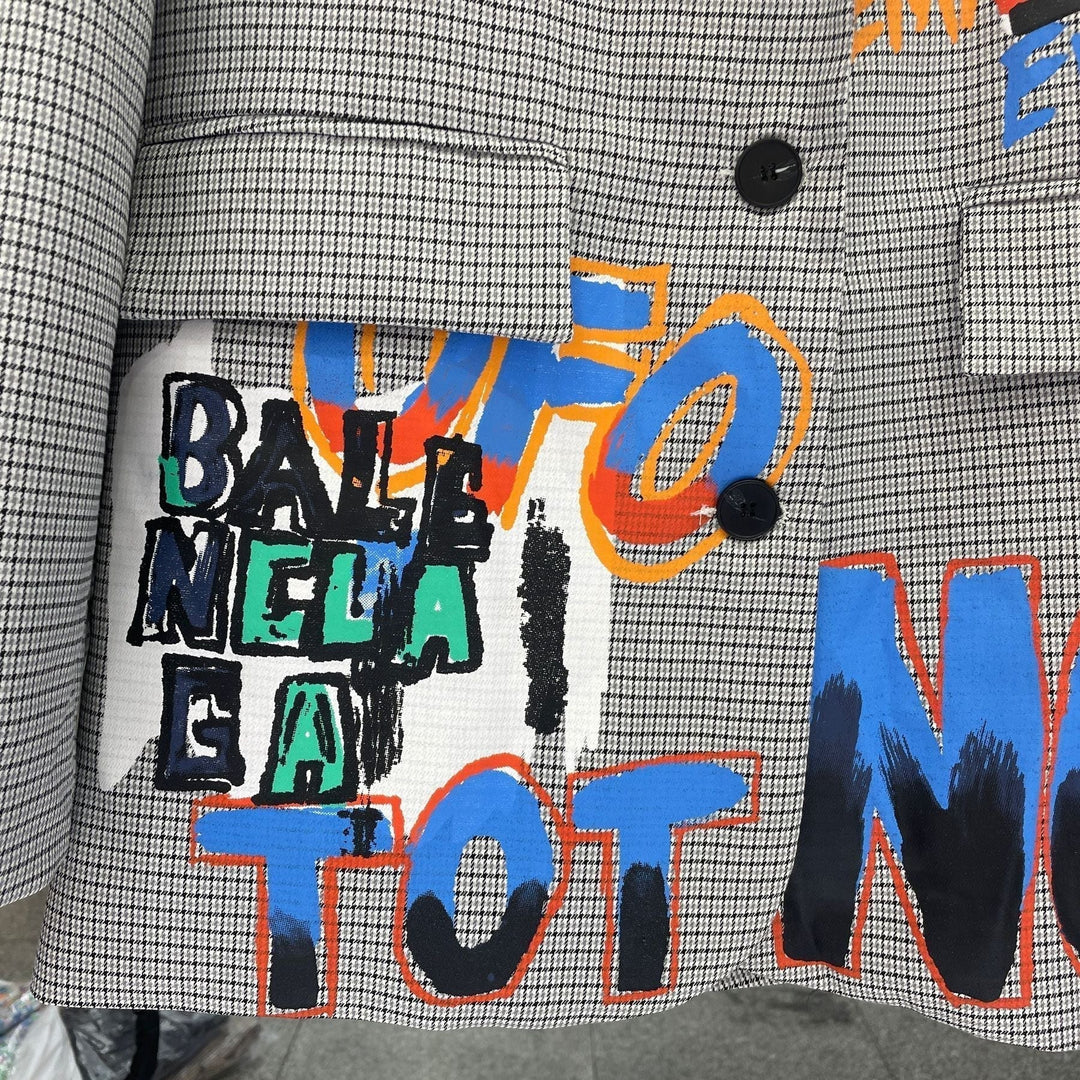 EB | Blazer mit Druck und Tasche