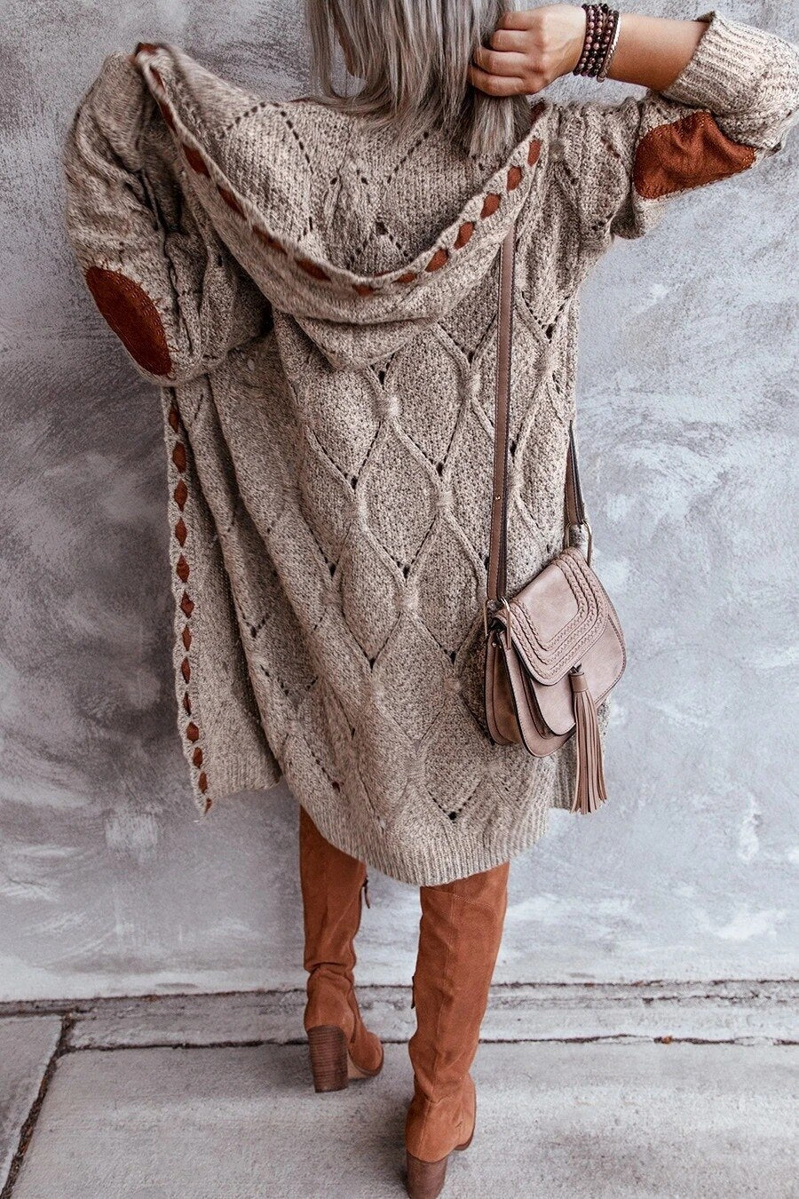 EB | Langer Hoodie für Damen