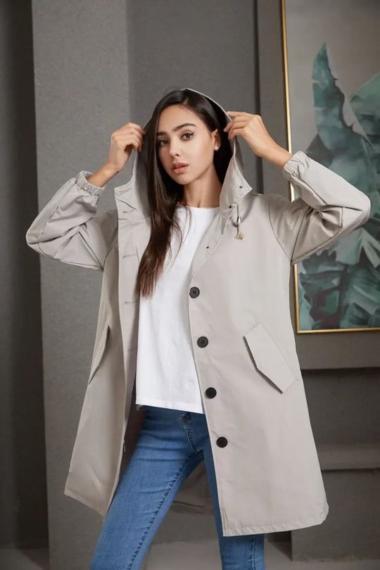 EB | Stilvoller Winddichter Trenchcoat