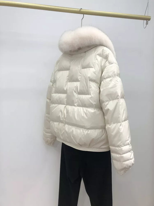 EB | Lockere Pufferjacke - Warm & Vintage