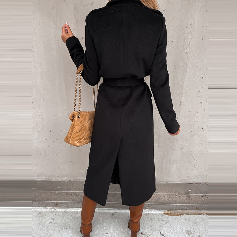 EB | Winterjacke mit Bindegürtel