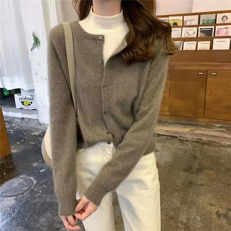 EB | Gemütliche Strickjacke mit Öffnung Vorne