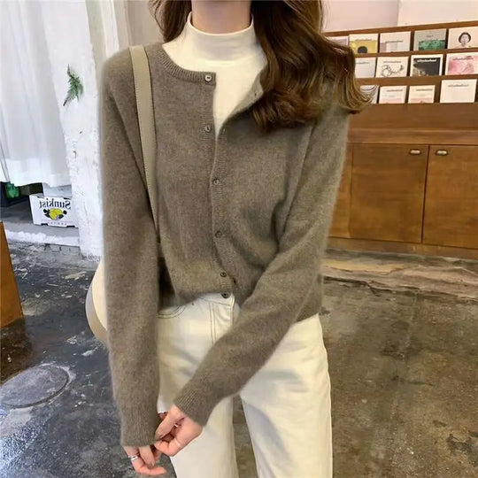 EB | Gemütliche Strickjacke mit Öffnung Vorne