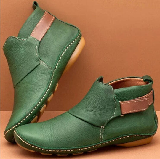 Imitatleder Damen Stiefeletten EB