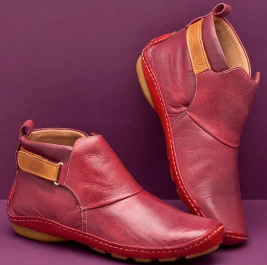 Imitatleder Damen Stiefeletten EB