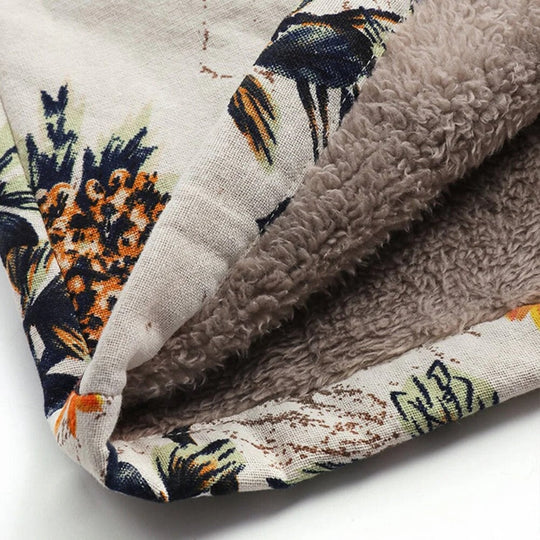 EB | Warme Damenjacke Mit Blumenmuster