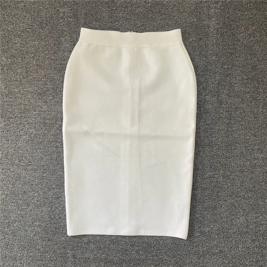 EB | Frauen Neue Rayon Bandage Rock Elegante Bleistiftrock Berühmte Sexy Club Party Kleidung Vintage Vestios