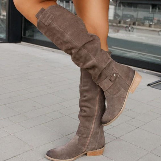 EB | Warme Wildlederstiefel - Gemütliche Winterschuhe