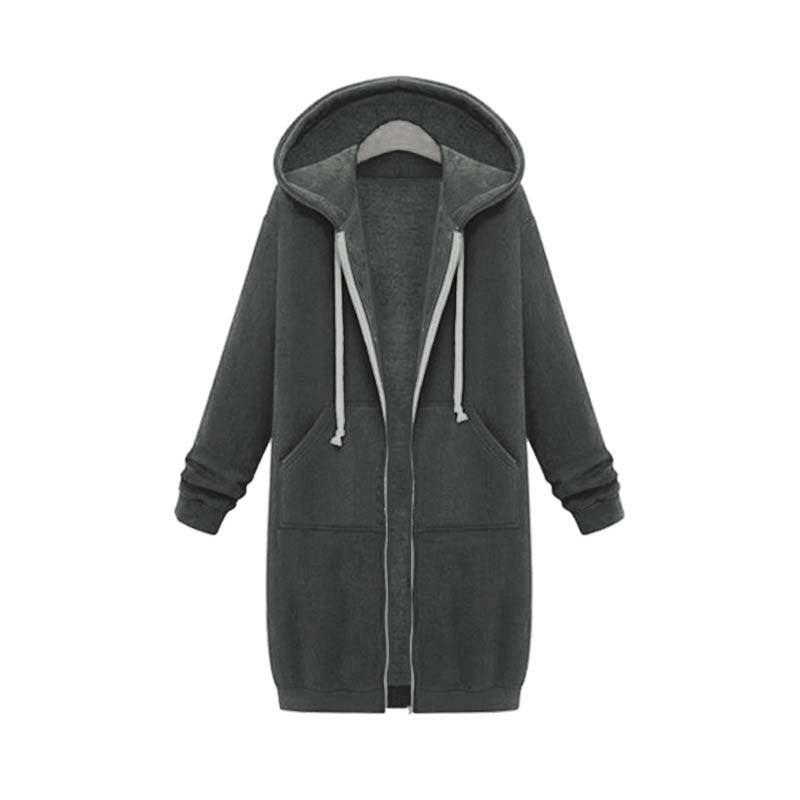 EB | Chic lange Sweatshirtjacke