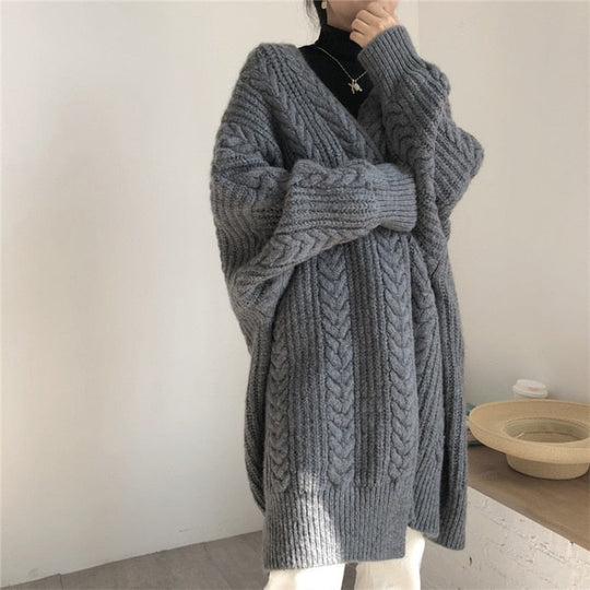 EB | Cardigan Aus Wolle Einheitsgröße für Frauen
