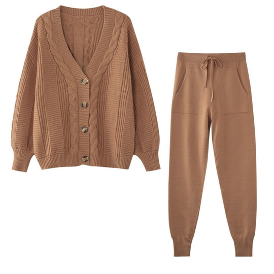 EB | Bequemes 2-Teiliges Set für Frauen Weste und Hose