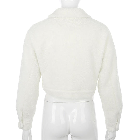 EB | Kurze Jacke aus synthetischer Schafwolle