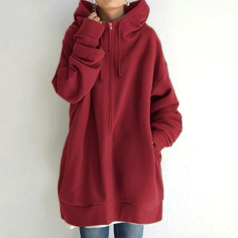 EB | Herbst Hoodie Übergröße Cassandra
