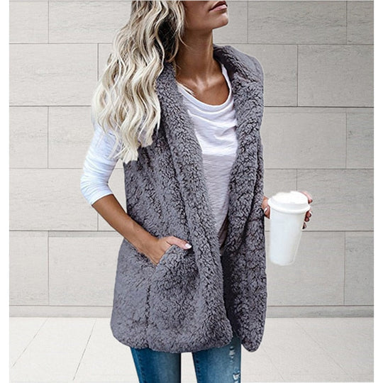 EB | ärmellos Hoodie mit Kapuze