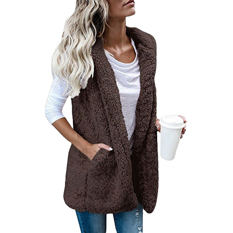 EB | ärmellos Hoodie mit Kapuze