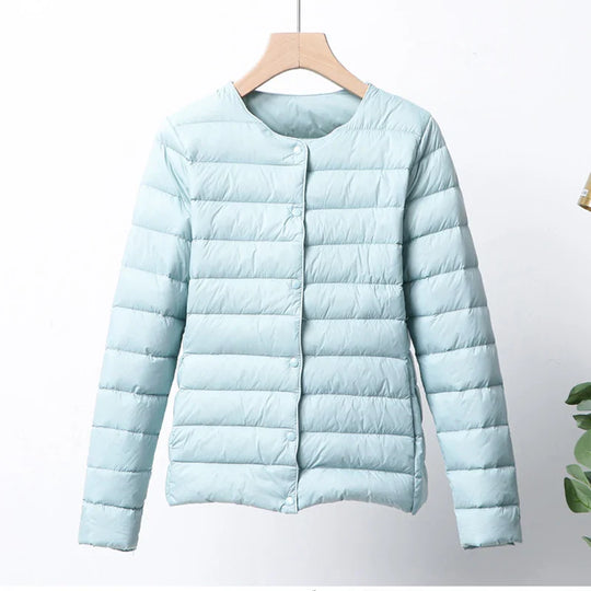 EB | Faltbare Pufferjacke mit Druckknopfverschluss