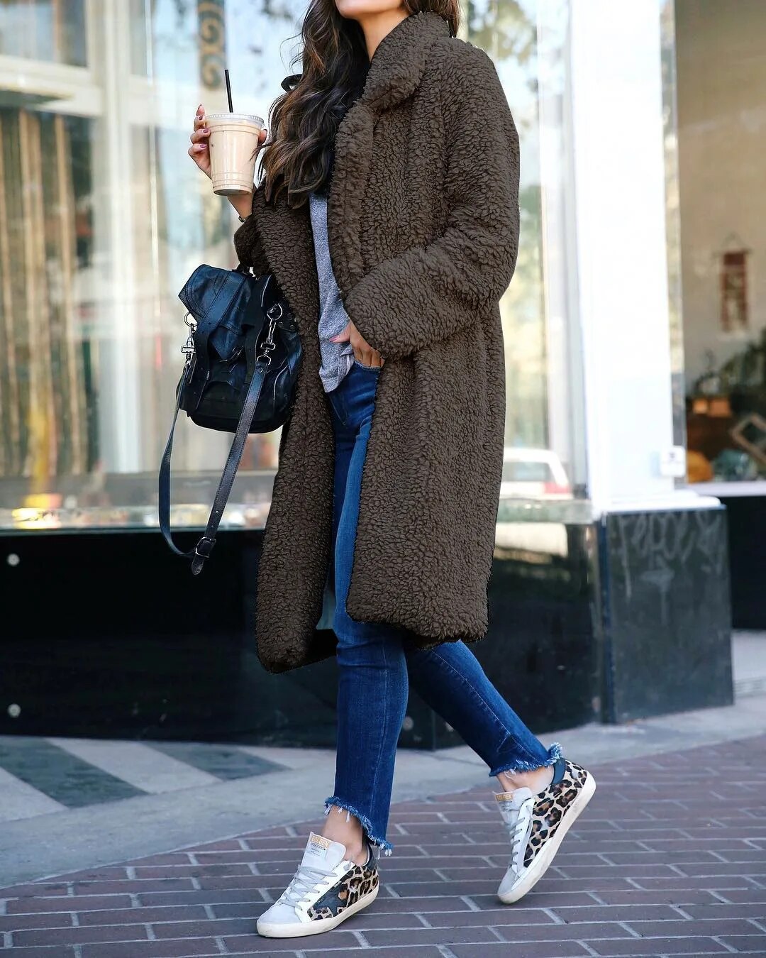 EB | Lange Fleecejacke Winter