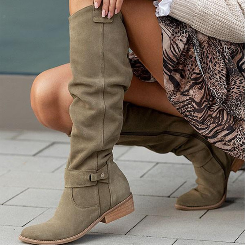 EB | Warme Wildlederstiefel - Bequeme Winterschuhe