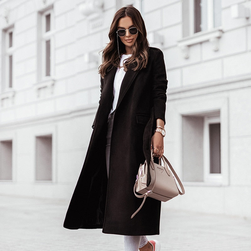 EB | Lange Wolljacke für Frauen