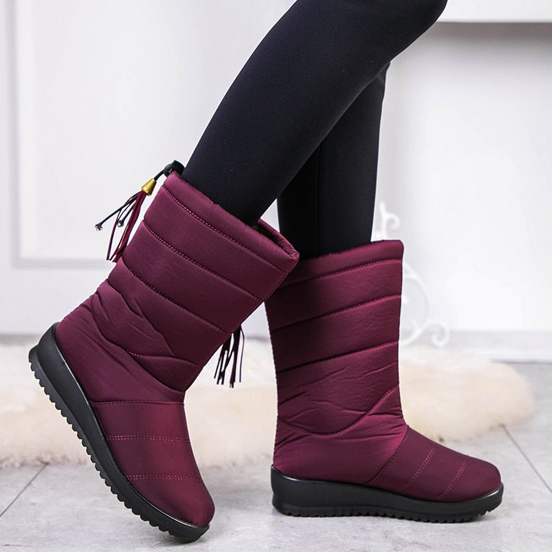 Super warme weiche Damen Winterstiefel EB