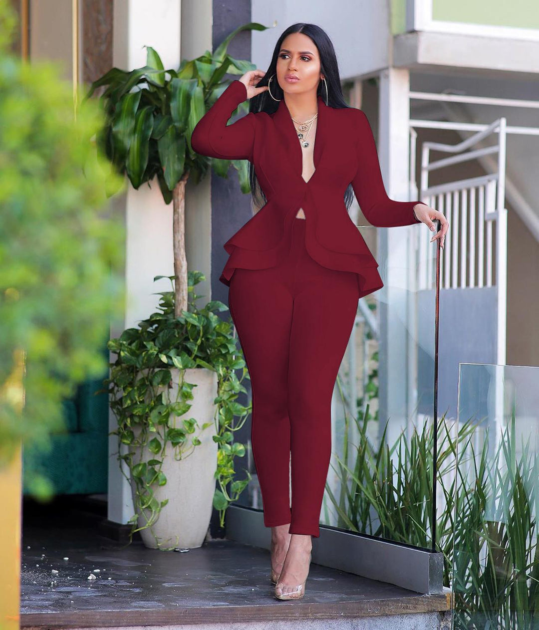 EB | Blazer mit Volantärmeln