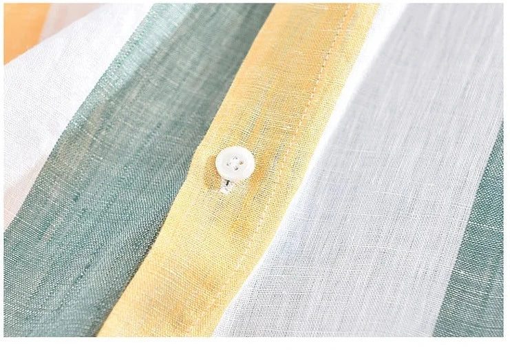 EB | Gestreifte Leichtgewichts-shirt Baumwollmischung Lässiger Stil