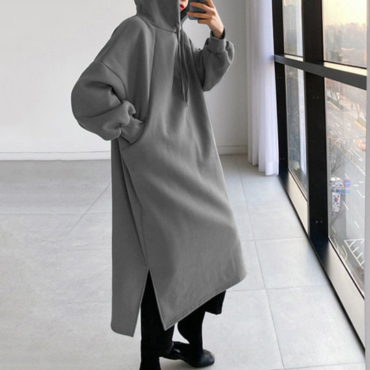 EB | Slim Fit Langarmpullover mit Kapuze
