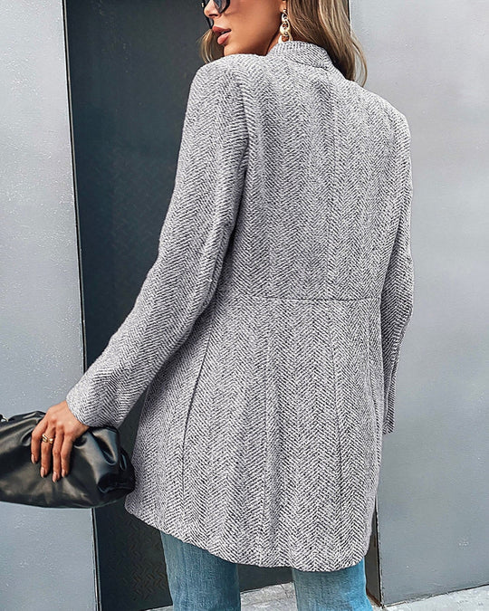 EB | Lässiger Blazer mit Langen Ärmeln