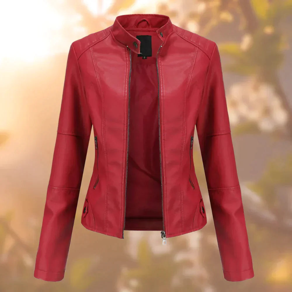 EB | Bikerjacke für Damen Schlanke Passform