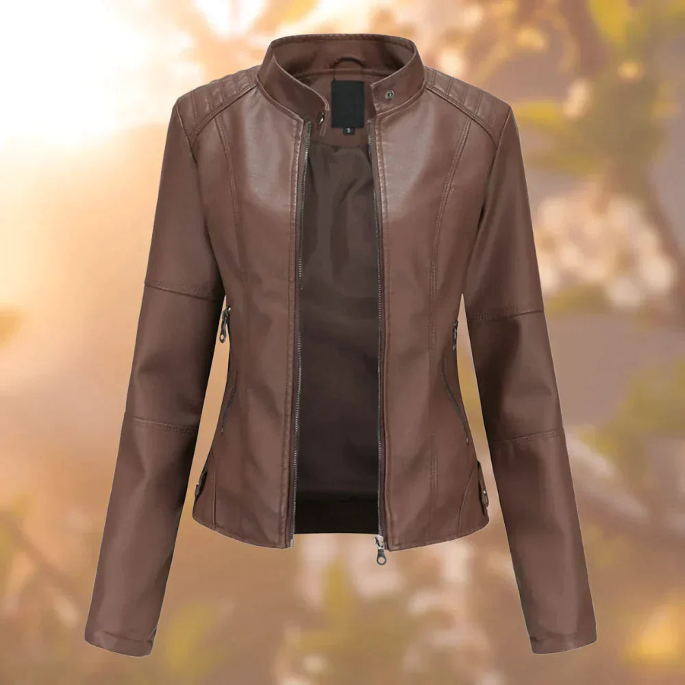 EB | Schicke Lederjacke für Frauen