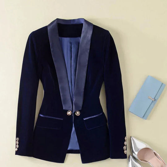 EB | Satin Velvet Blazer