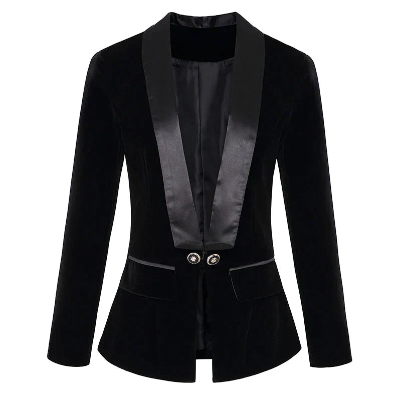 EB | Satin Velvet Blazer