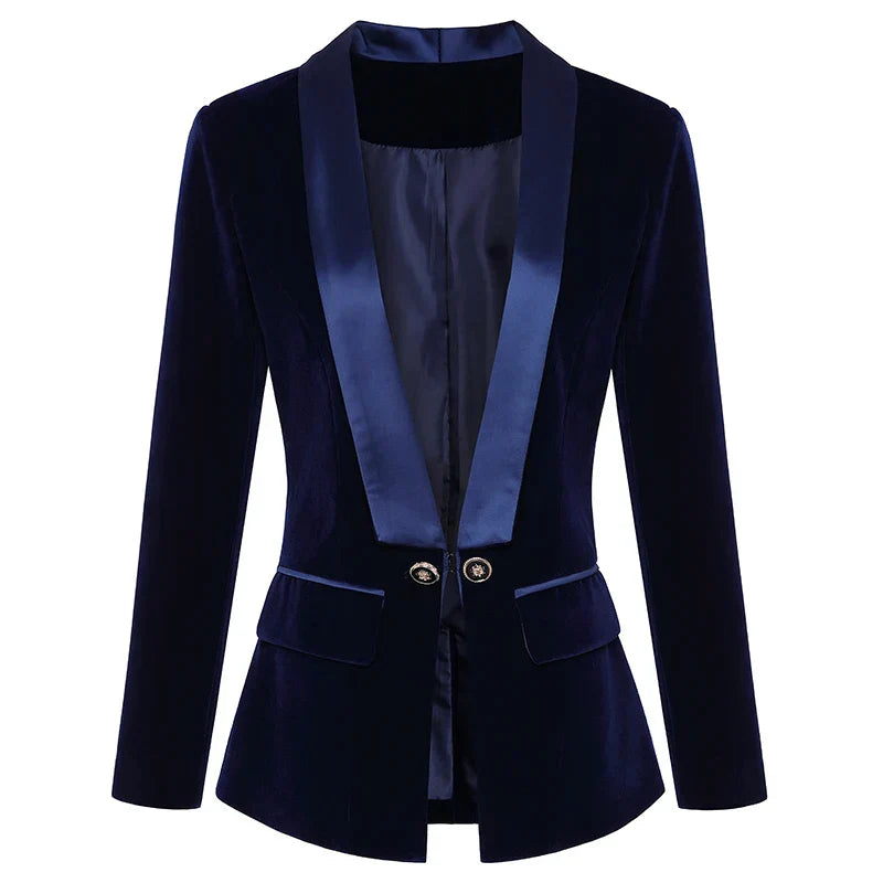 EB | Satin Velvet Blazer