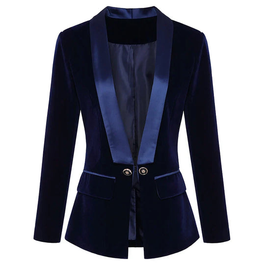 EB | Satin Velvet Blazer