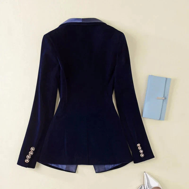 EB | Satin Velvet Blazer
