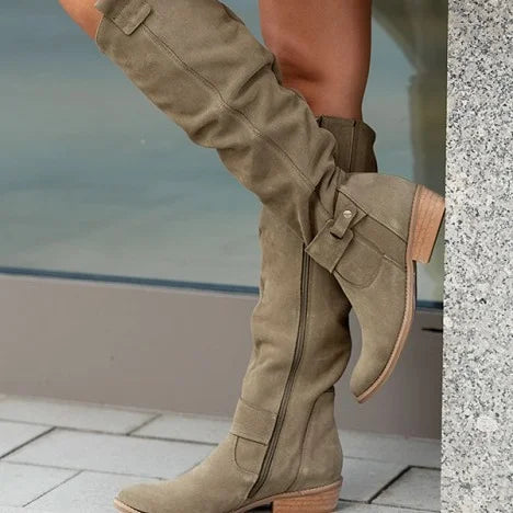 EB | Neue Premium Leder Damenstiefel