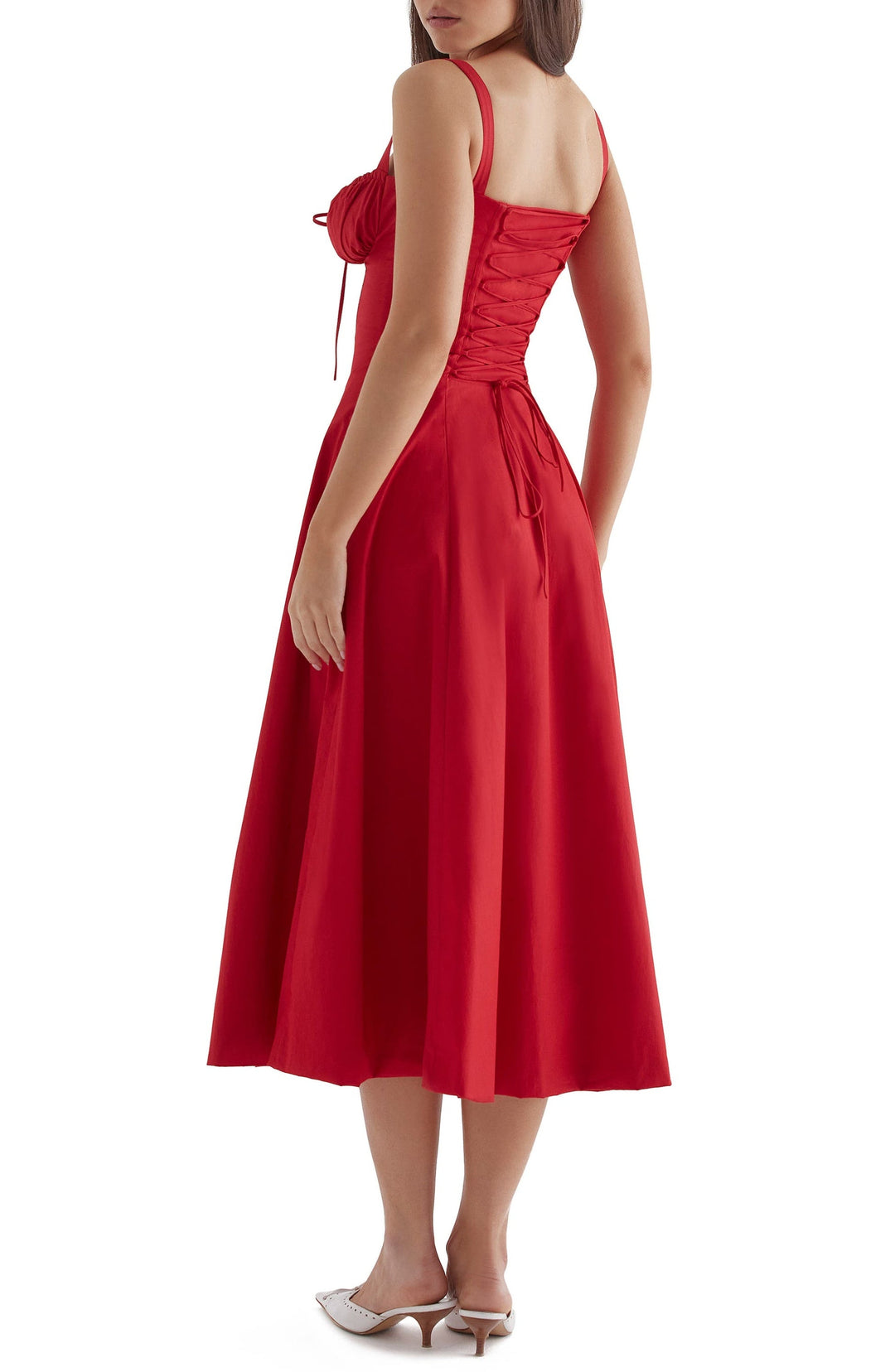 EB | Langes Blumen Korsett Kleid